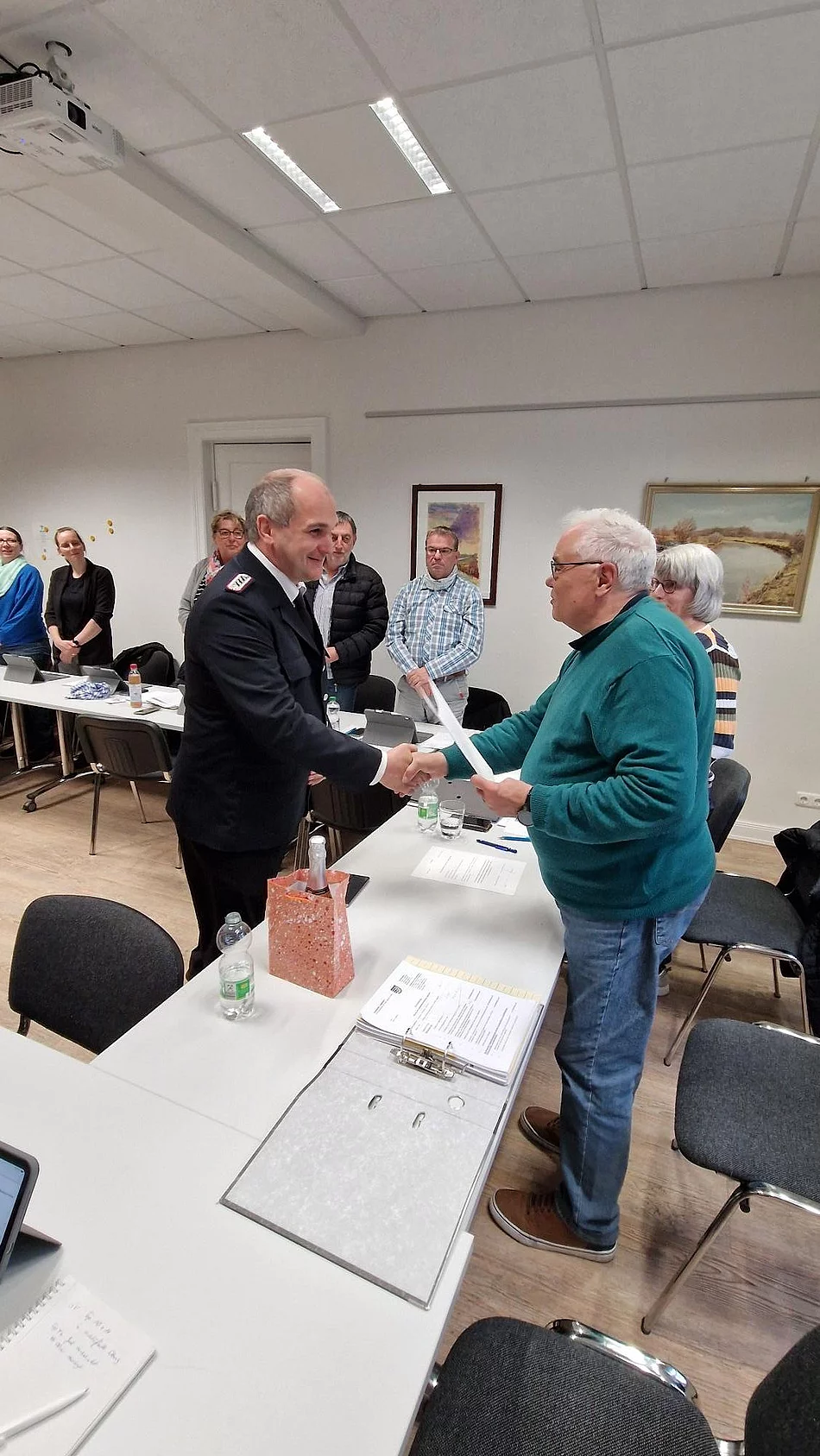 Vereidigung Herr Traeger