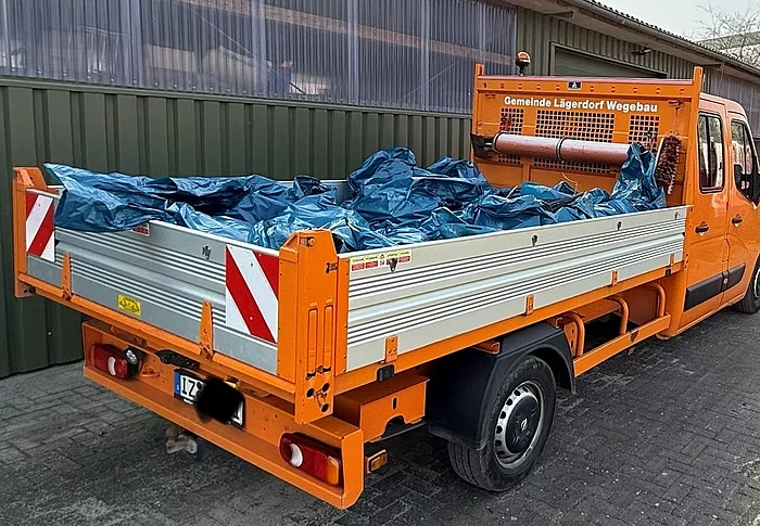 200 Kg gesammelter Müll