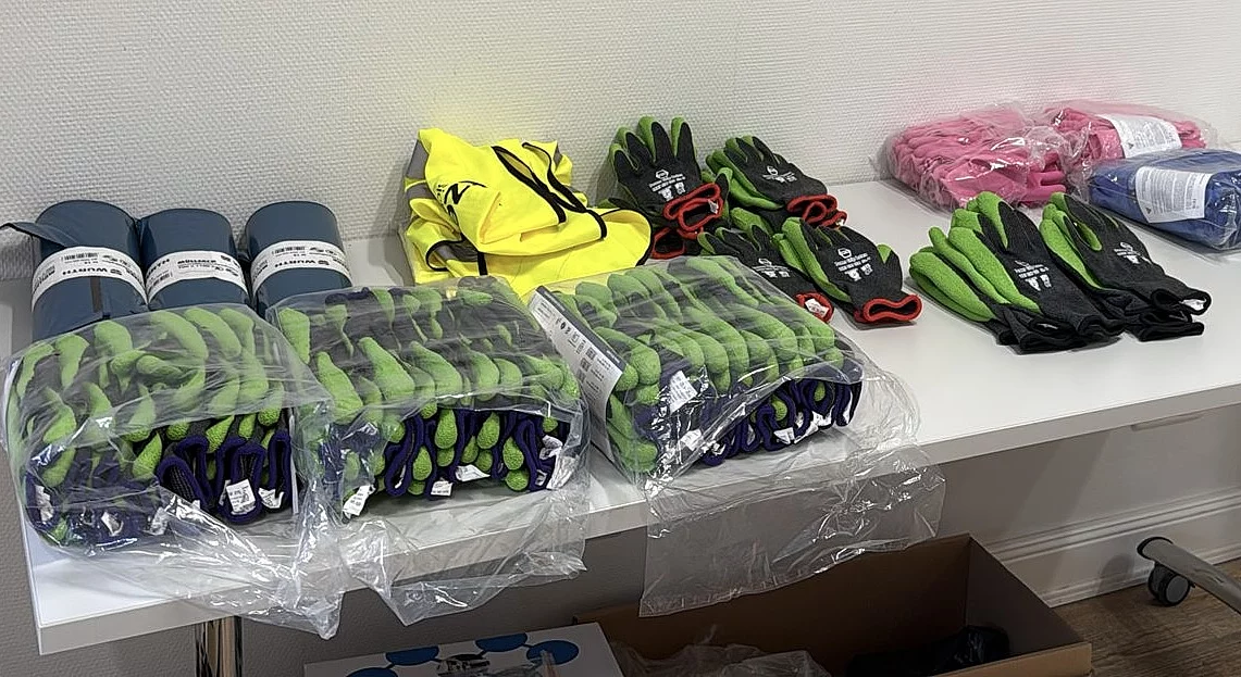 kostenlose Handschuhe in allen Größen